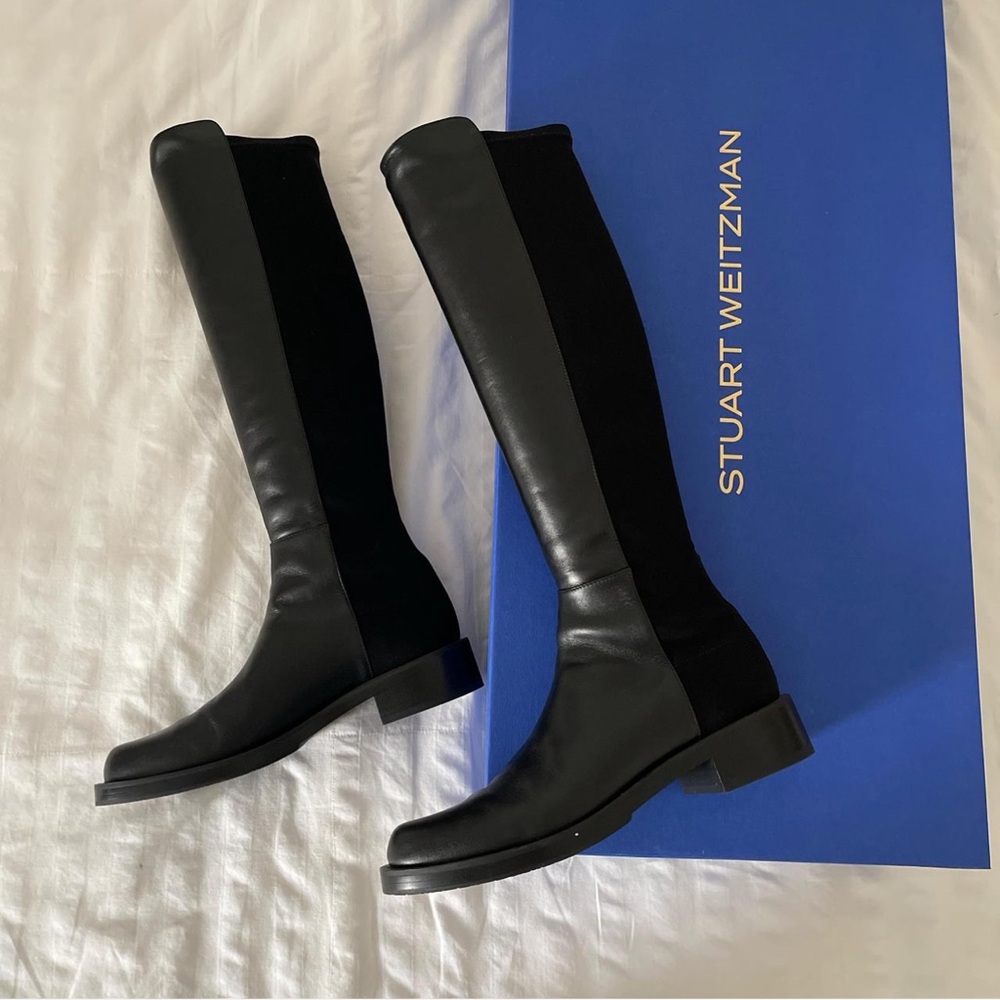Stuart Weitzman Black Over the Knee Boots